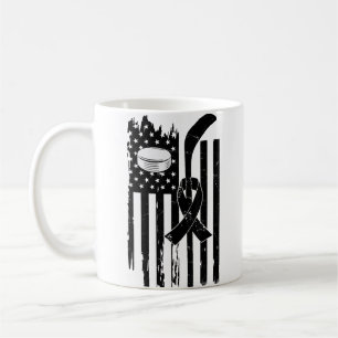 Taza De Café Hockey Cinta rosada Sensibilización sobre el Cánce