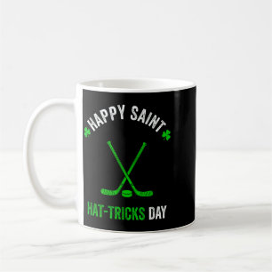 Taza De Café Hockey Día de San Patricio Chicos Hombres Trébol H