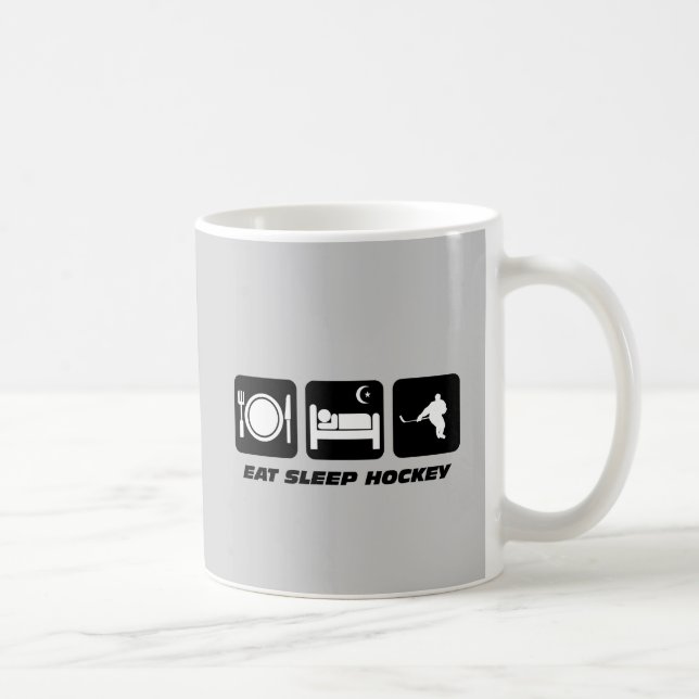 Taza De Café Hockey divertido (Derecha)