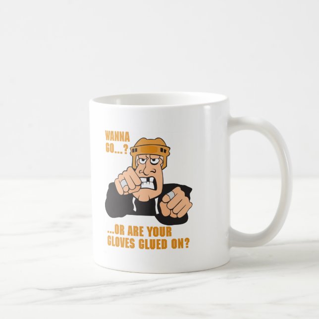 Taza De Café Hockey divertido (Derecha)