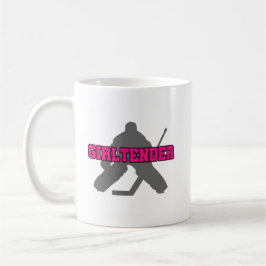 Taza De Café Hockey Goalie Chica Girltender