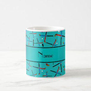 Taza De Café Hockey hierba conocido personalizado de la