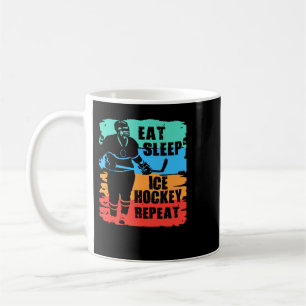 Taza De Café Hockey Hockey Hockey Hockey Hockey Eche Sleep Repe
