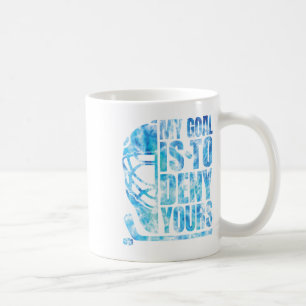 Taza De Café Hockey Mi Meta Es Negar La Tuya Funny Goalie Boys 