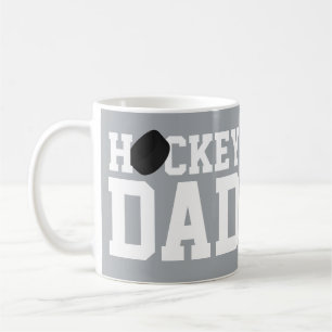 Taza De Café Hockey Papá Deporte Hielo Hockey Café Mug