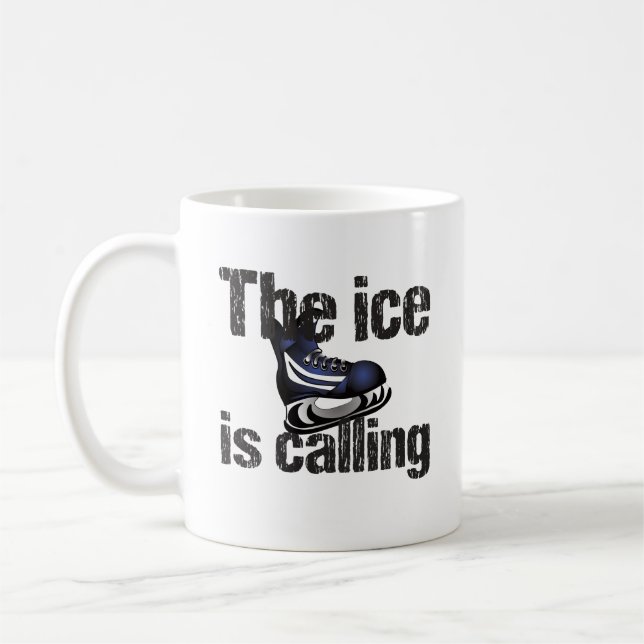 Taza De Café Hockey que el hielo llama (Izquierda)