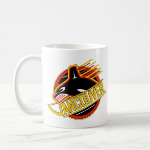 Taza De Café Hockey RARE Vancouver - Canucks retro