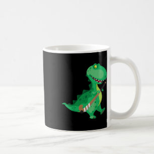 Taza De Café Hockey sobre césped infantil Dinosaurio Divertido