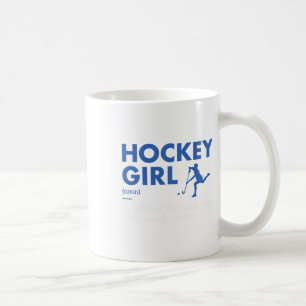 Taza De Café Hockey sobre definición de Chica deportivo