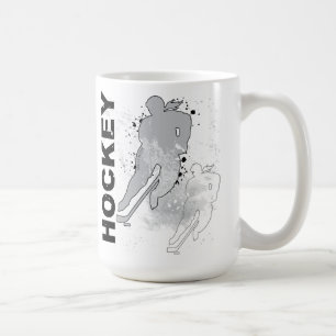 Taza De Café Hockey sobre doble visión (mujer)
