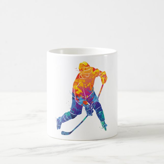 Taza De Café Hockey sobre hielo acuático (Centro)