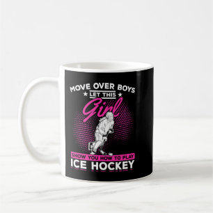 Taza De Café Hockey sobre hielo chica hockey sobre hielo chicas