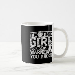Taza De Café Hockey sobre hielo chica vintage Soy la chica que