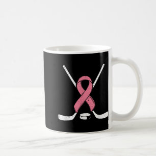 Taza De Café Hockey sobre hielo Cinta rosa Cinta de pecho Spo d