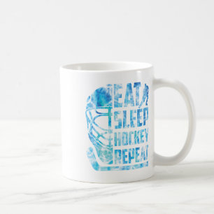 Taza De Café Hockey sobre hielo Come Duerme Hockey Repite Diver