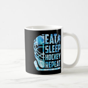 Taza De Café Hockey sobre hielo Come Sleep Hockey Repetir diver