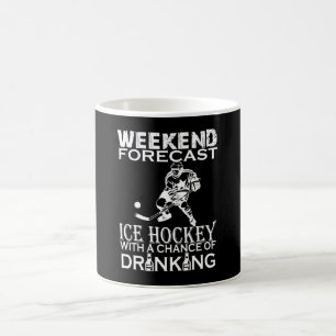 TAZA DE CAFÉ HOCKEY SOBRE HIELO DEL PRONÓSTICO DEL FIN DE