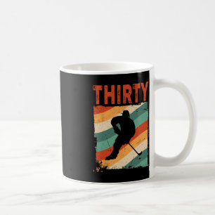 Taza De Café Hockey sobre hielo Retro de 30 años de edad Wo