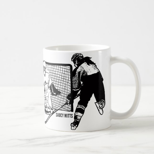 Taza De Café Hockey sobre la red (hembra) (Derecha)