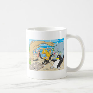 Taza De Café Hockey subacuático por los animales