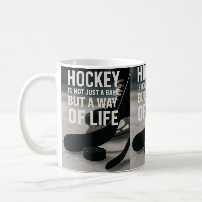 Taza De Café Hockey una forma de vida! (Izquierda)