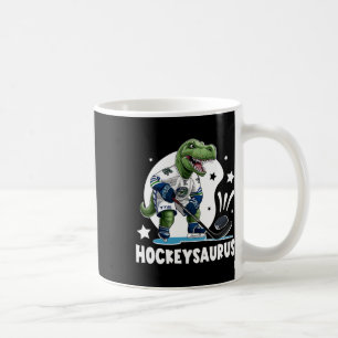 Taza De Café Hockeysaurus Dinosaurio Divertido Hockey Niños Hoc