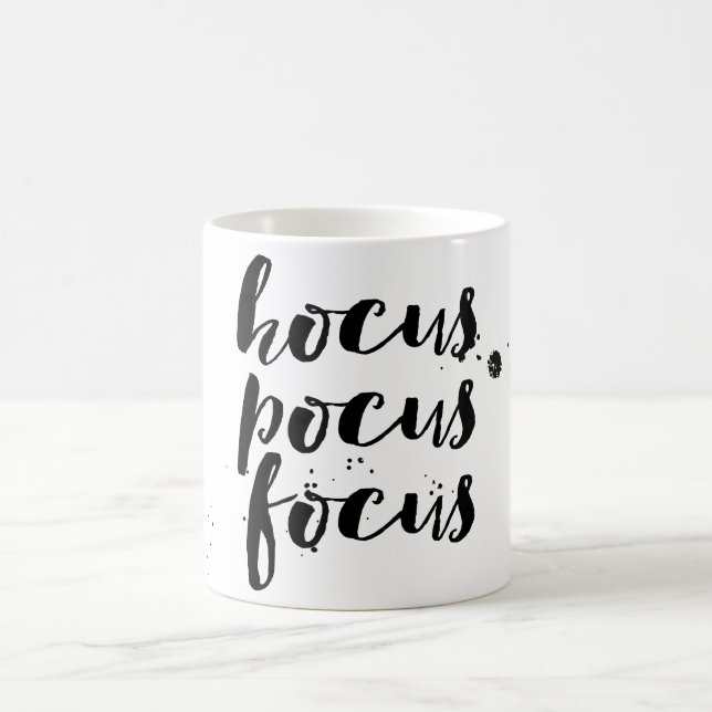 Taza De Café Hocus/Pocus/Focus de PixDezines (Centro)