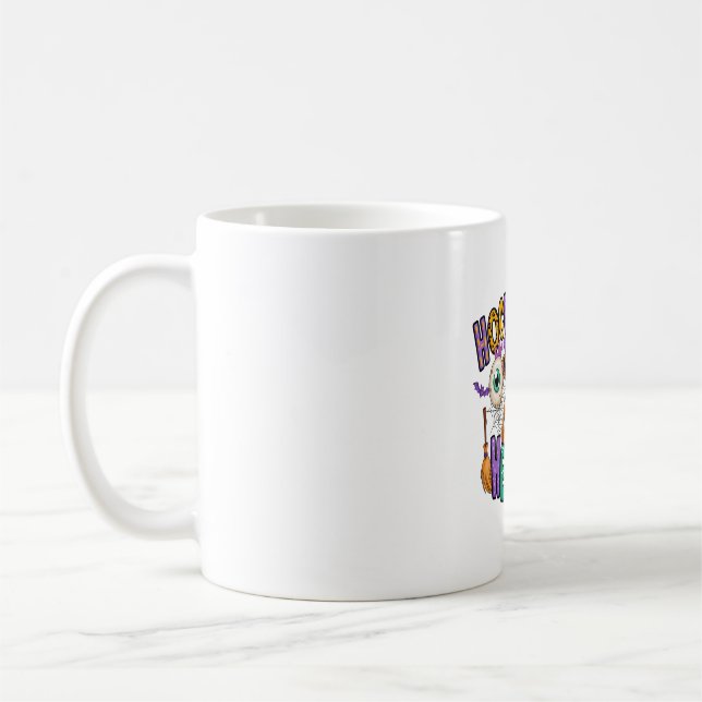 Taza De Café Hocus Pocus Heifer Halloween Cow (Izquierda)