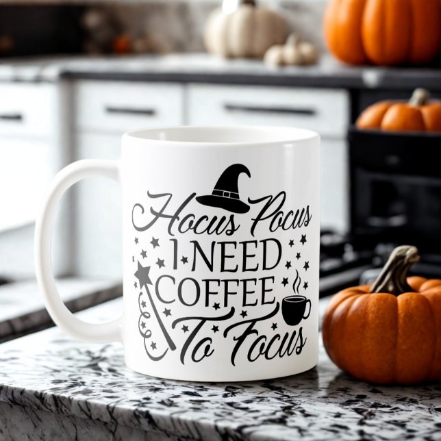Taza De Café Hocus Pocus Necesito Café Para Centrar La Cita De  (Subido por el creador)