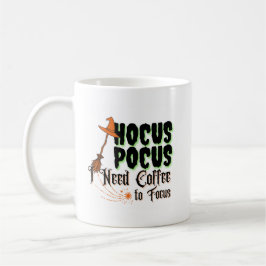 Taza De Café Hocus Pocus, necesito café para concentrarme