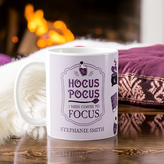 Taza De Café Hocus Pocus Necesito Mi Café Para Centrar Las Test (Subido por el creador)