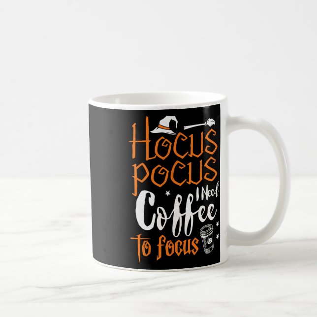 Taza De Café Hocuss Pocus Diy Halloween (Derecha)
