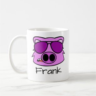 Taza De Café Hog Doodle Face Café Personalizado Mug