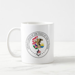Taza De Café Hogar de masonería del estado de Illinois