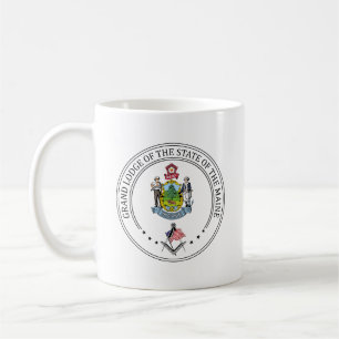 Taza De Café Hogar de masonería del estado de Maine