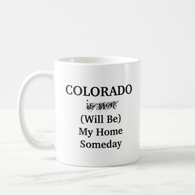 Taza De Café Hogar de Sueños de Colorado (Izquierda)