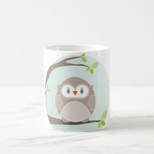 Taza De Café HOGAR DINERO EN CASA :: Lechuza en un árbol 1