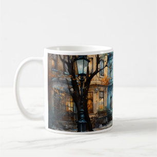 Taza De Café Hogar Dulce Pintura al Óleo