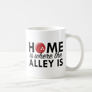 Taza De Café Hogar Es Donde Está El Callejón