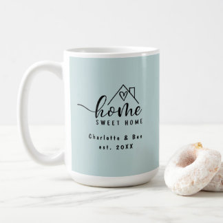 Taza De Café Hogar minimalista dulce hogar nuevo hogar personal