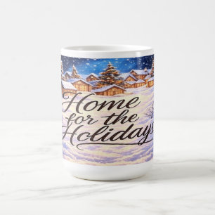 Taza de café 'Hogar para las fiestas'