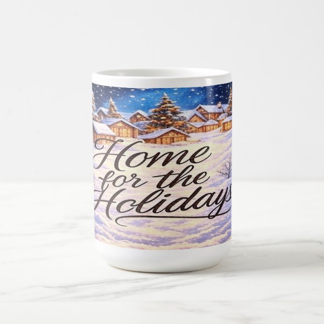 Taza de café 'Hogar para las fiestas' (Centro)
