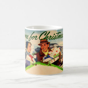 Taza De Café Hogar para Navidades de los años 1940