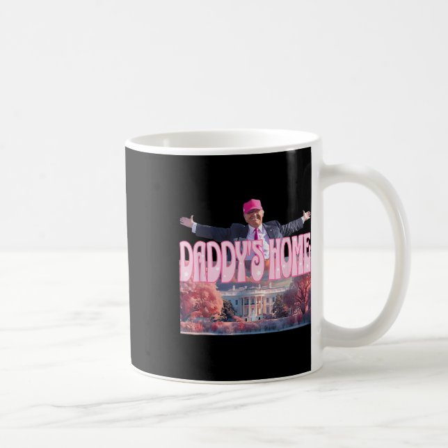 Taza De Café Hogar Real Donald Pink Preppy Edgy Good Man Trump (Derecha)