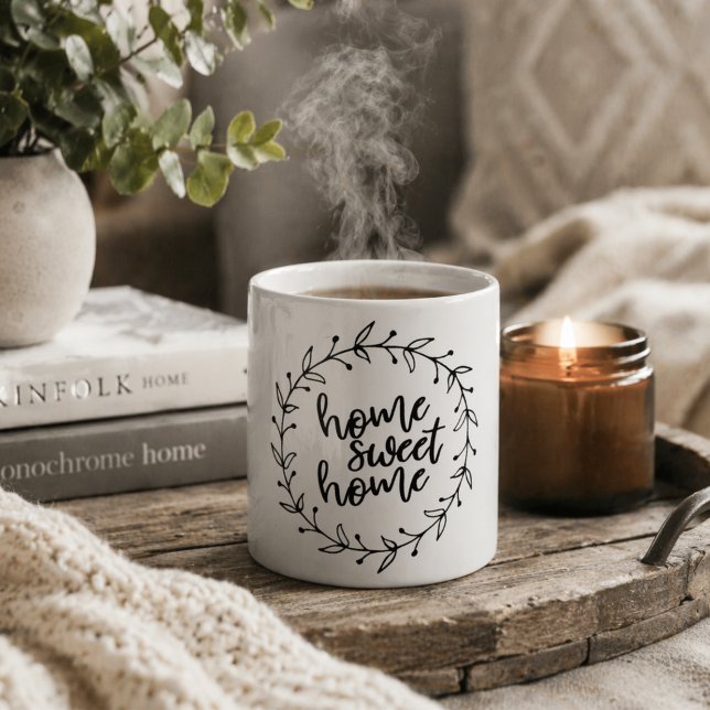 Taza De Café Hogar rústico Hogar Dulce Hogar (Subido por el creador)