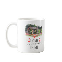 Hogar Sweet Home Hearts House Floral