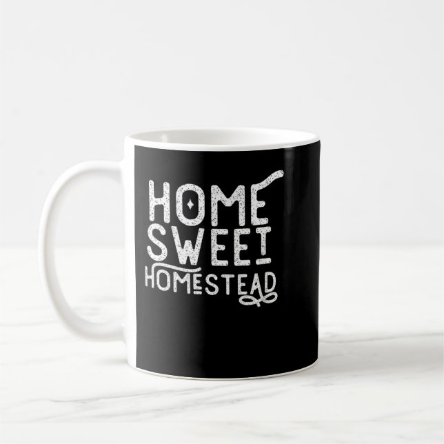 Taza De Café Hogar Sweet Homestead Homesteading (Izquierda)