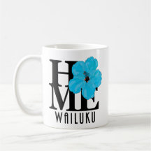 HOGAR Wailuku Blue Hibiscus 11oz