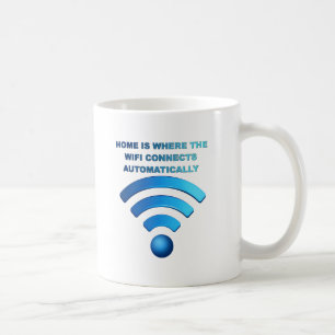 Taza De Café Hogar Wifi Funny Mug
