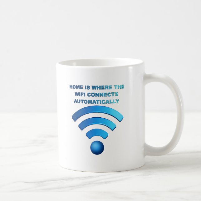 Taza De Café Hogar Wifi Funny Mug (Derecha)